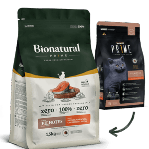 BIONATURAL PRIME GATOS FILHOTES SALMÃO