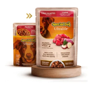 Sachê Special Dog Ultralife para Cães Filhotes Sabor Carne 100g